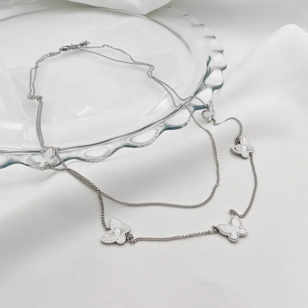 Stainless Steel Kelebek Kolye