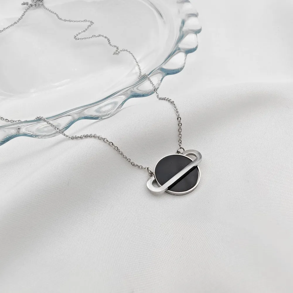 Stainless Steel Gezegen Kolye