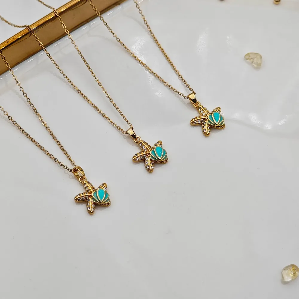 Stainless Steel Deniz Yıldızı Kolye