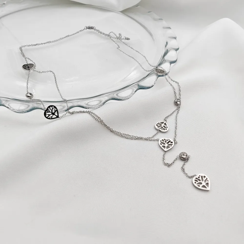 Stainless Steel Kalp Kolye - 2