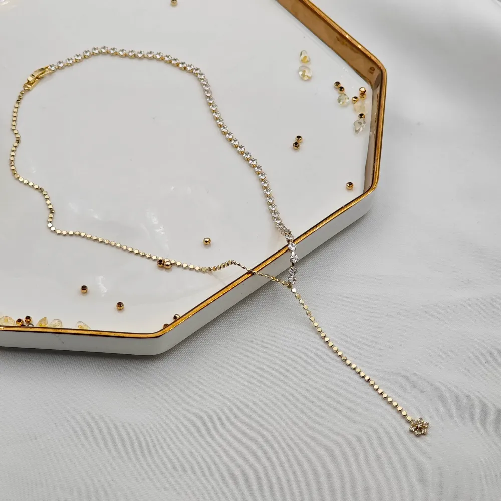 Stainless Steel Ezme + Suyolu Y Kolye - 2