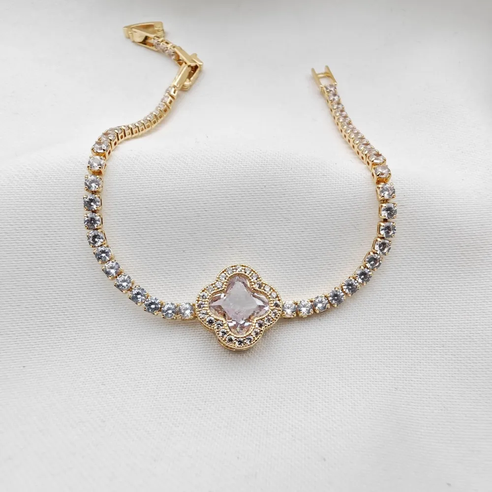 Stainless Steel V.Cleef Suyolu Bileklik - 2