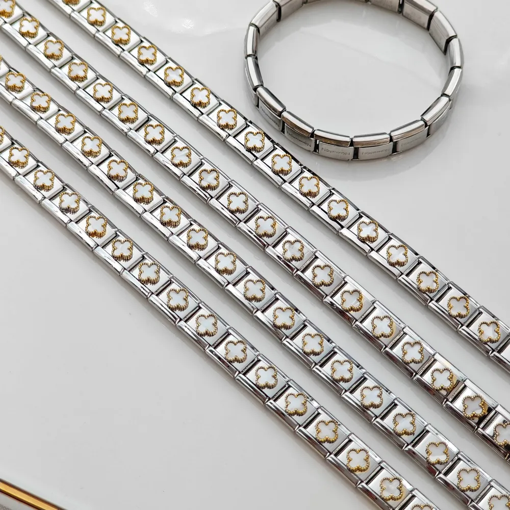 Stainless Steel V.Cleef Nomi Charm