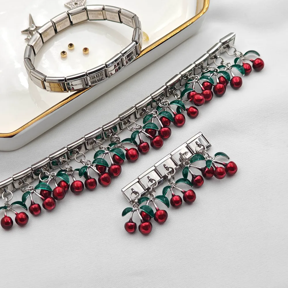 Stainless Steel Nomi Charm New Kiraz