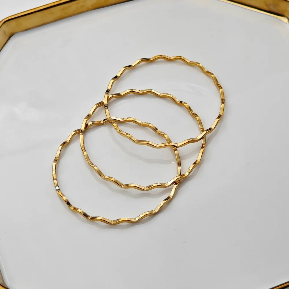 Stainless Steel 3'lü Zikzak Ajda 6.0