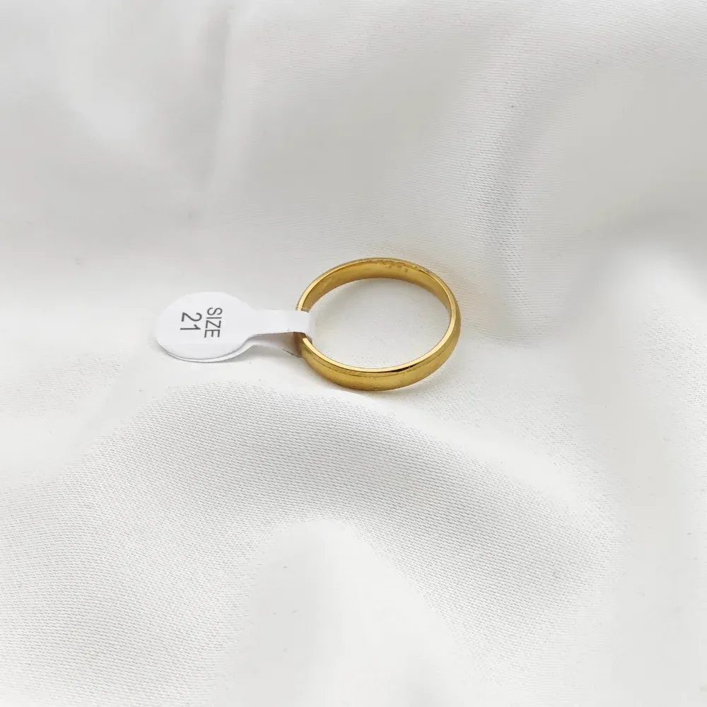 Stainless Steel 21 Numara Ince Alyans