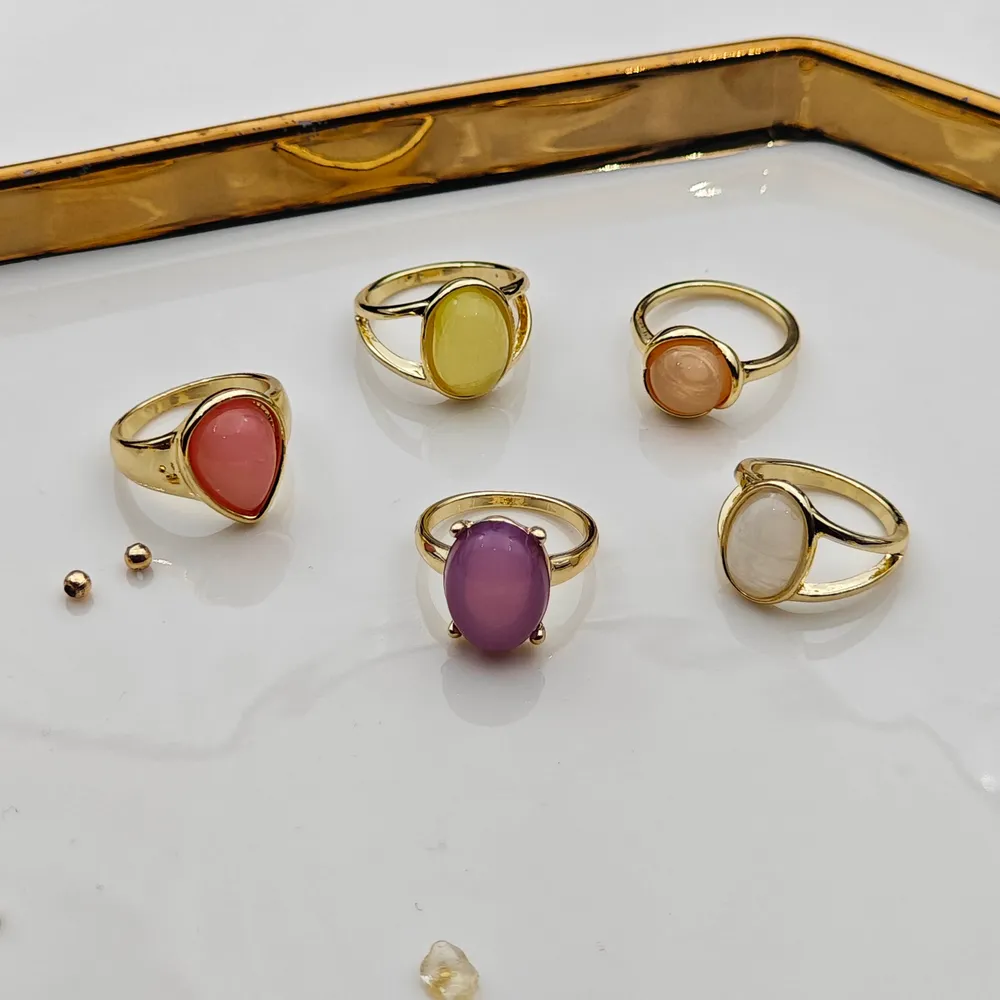 Stainless Steel 5’li Yüzük Seti