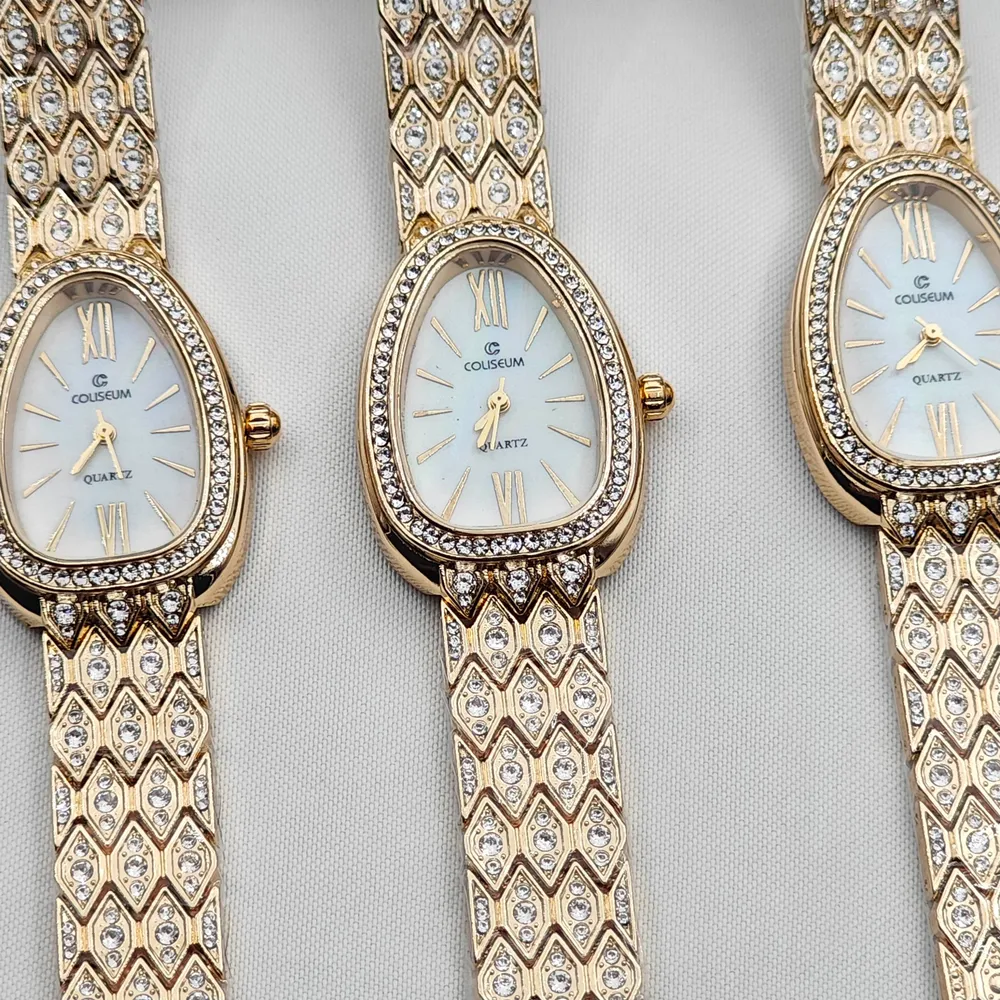 Yılan Model Taşlı Bayan Saati - 2