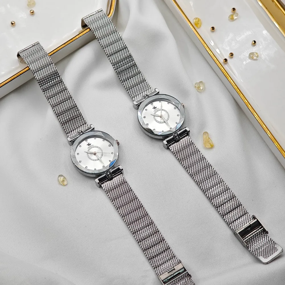 Stainless Steel Hasır Kordon Bayan Saati