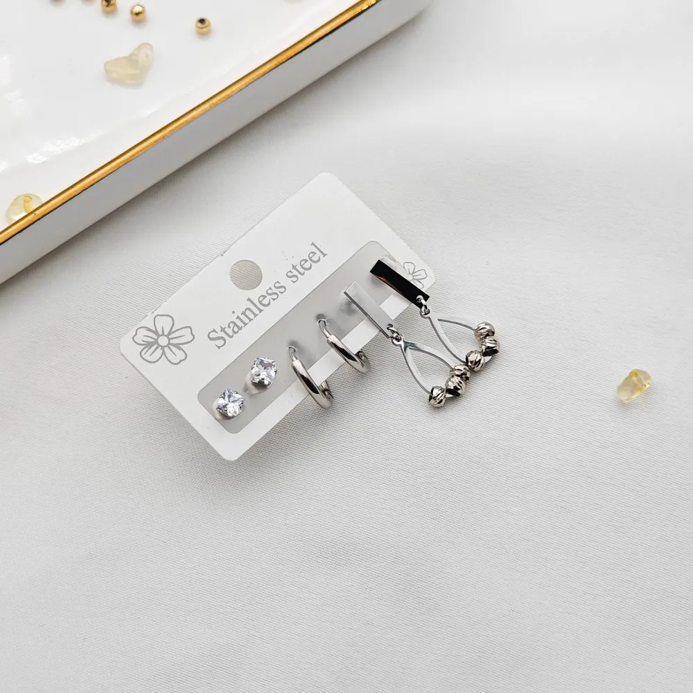 Stainless Steel Çoklu Küpe