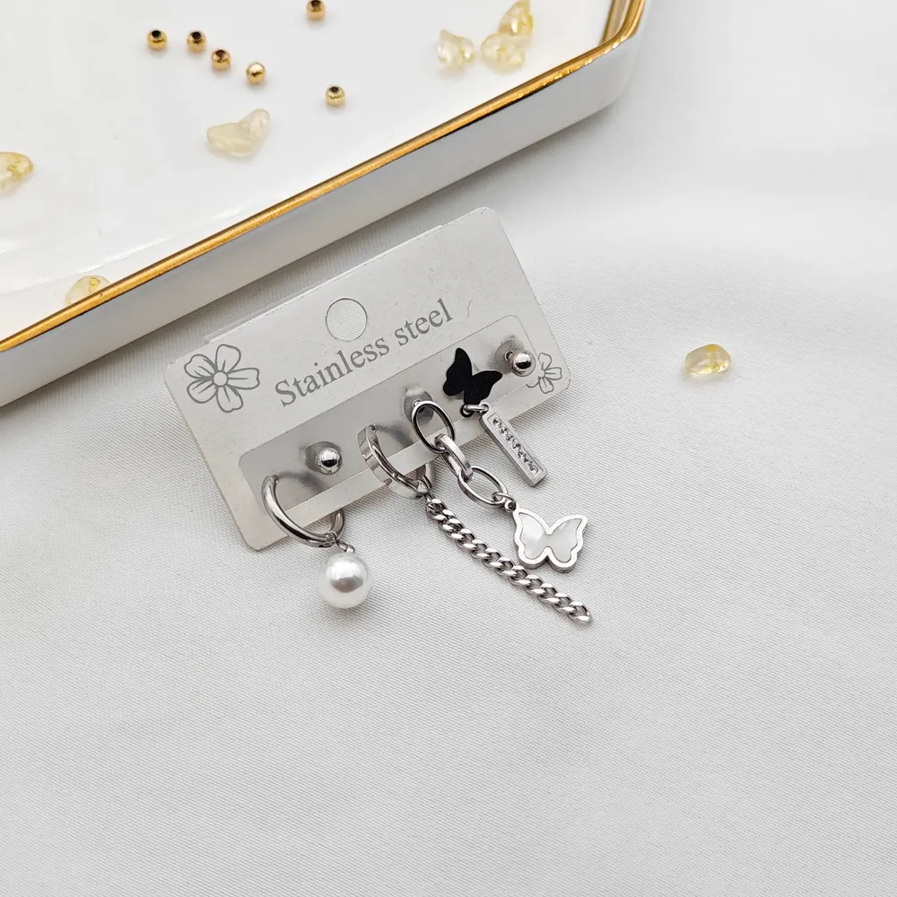 Stainless Steel Çoklu Küpe