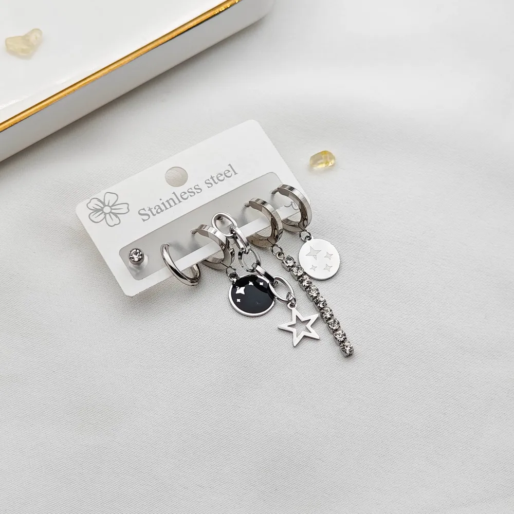 Stainless Steel Çoklu Küpe