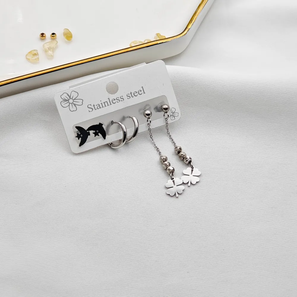 Stainless Steel Çoklu Küpe