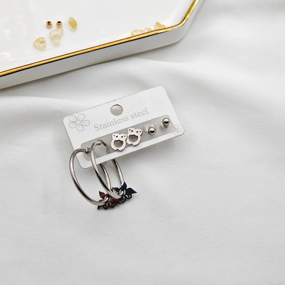 Stainless Steel Çoklu Küpe