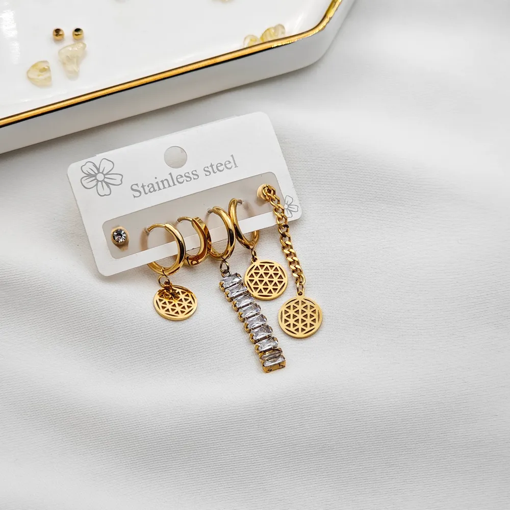 Stainless Steel Çoklu Küpe