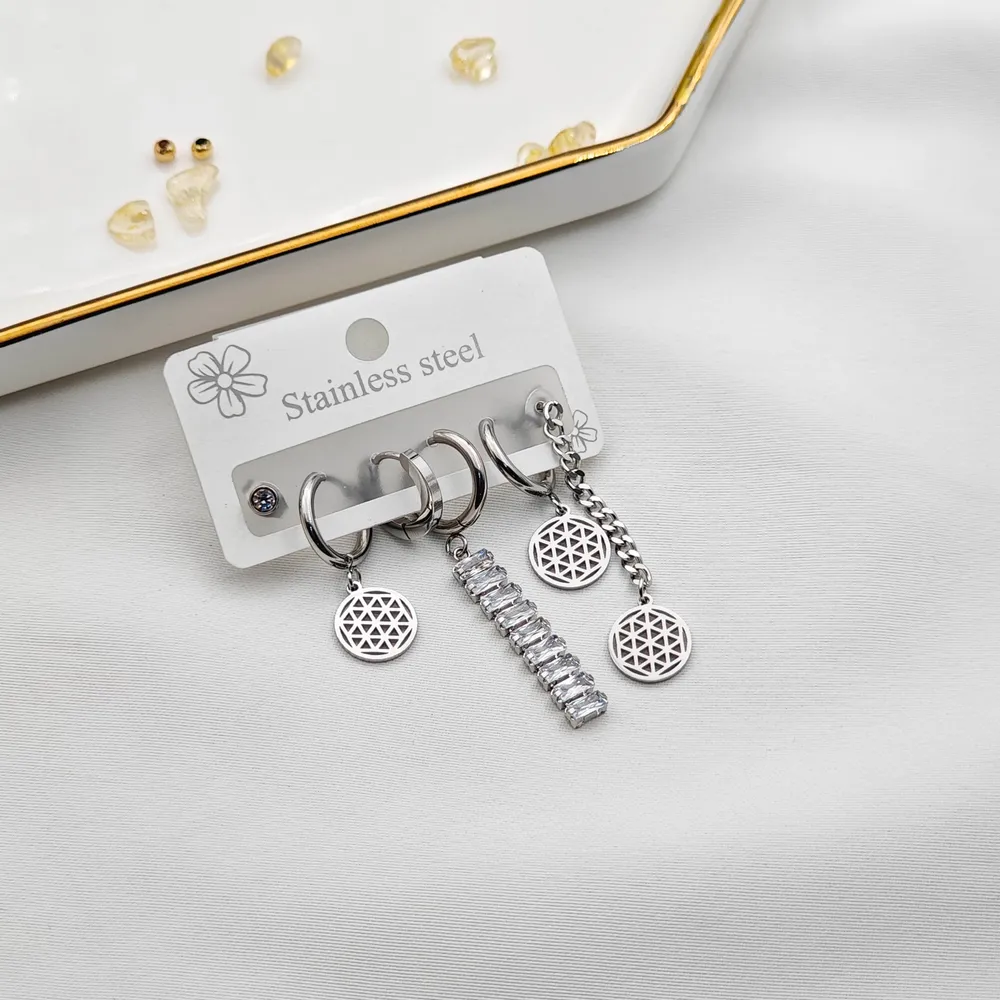 Stainless Steel Çoklu Küpe