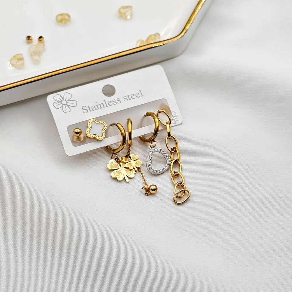 Stainless Steel Çoklu Küpe