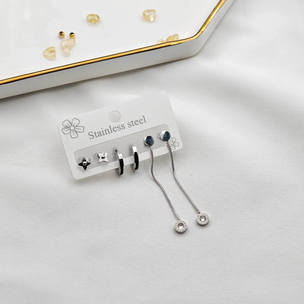 Stainless Steel Çoklu Küpe