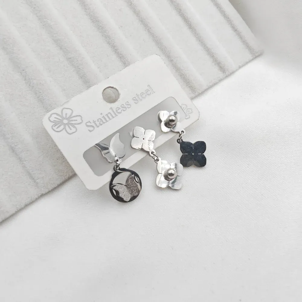 Stainless Steel 3’lü Küpe